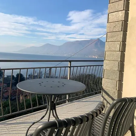 アパート Casa Colmegna Mit Traumhaften See- Und Bergblick